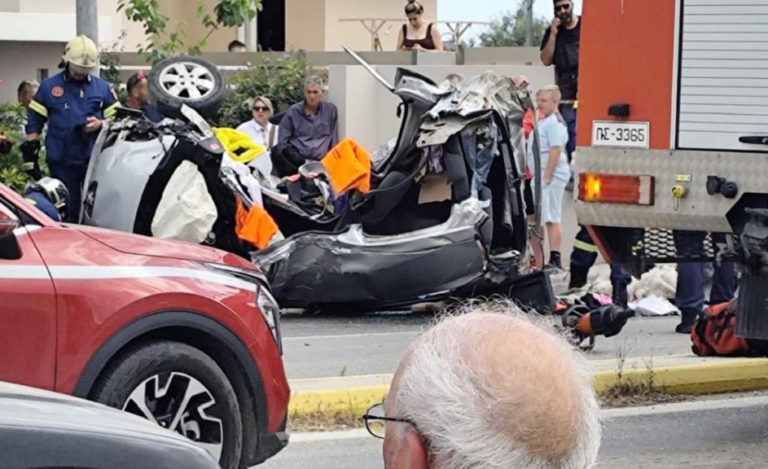 Σοκαριστικό τροχαίο στη Ρόδο: Μία 57χρονη και η 26χρονη κόρη της τα θύματα της τραγωδίας – Άμορφη μάζα τα αυτοκίνητα (Σκληρές εικόνες)