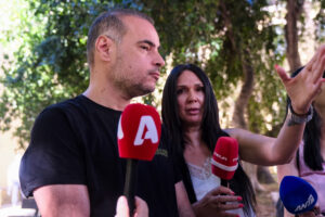 Ο αδελφός της Σταυρούλας Λεβεντάκη (Eurokinissi )