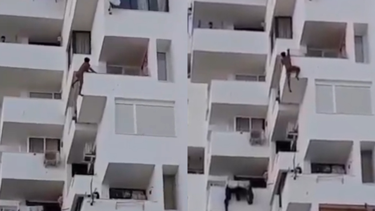 Ίμπιζα: Γυμνός άνδρας έπεσε από μπαλκόνι εβδόμου ορόφου – Δίνει μάχη για τη ζωή του στο νοσοκομείο (βίντεο)