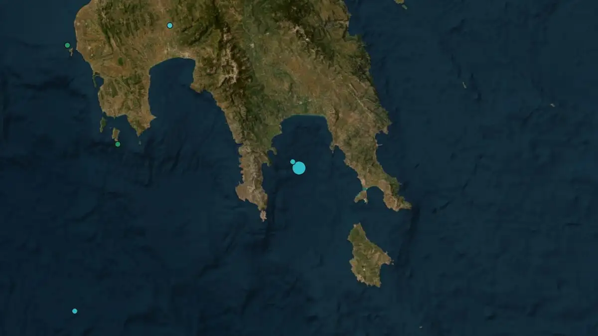 Σεισμός στον Κότρωνα Λακωνίας μεγέθους 4,2 Ρίχτερ