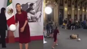 Επικό σκηνικό σε συνέντευξη Τύπου στο Μεξικό - Φωτογραφία από Χ