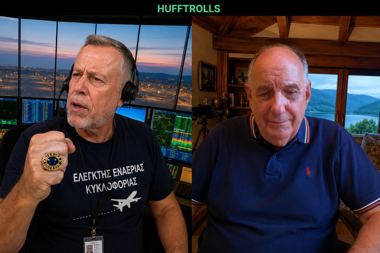 HUFFTROLLS: Πάνος και Τέρενς μιλούν για πολιτική, ελεγκτές πτήσεων και το δαχτυλίδι των 148.000 δολαρίων του Ινφαντινο –  ΒΙΝΤΕΟ