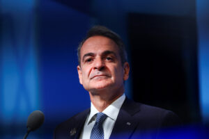 Ο Κυριάκος Μητσοτάκης στη Σύνοδο Κορυφής του ΝΑΤΟ στην Άγκυρα, Τουρκία, 8 Ιουλίου 2026. REUTERS/Yves Herman