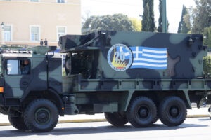 Στρατιωτική παρέλαση στην Αθήνα για την εθνική επέτειο της 25ης Μαρτίου 1821, την Δευτέρα 25 Μαρτίου 2019. (EUROKINISSIΓΙΑΝΝΗΣ ΠΑΝΑΓΟΠΟΥΛΟΣ)