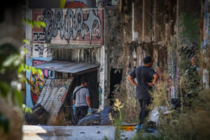 Εντοπισμός βαλίτσας με ανθρώπινα μέλη σε εγκαταλελειμμένο κτήριο στην Κυψέλη, Σάββατο 18 Ιουλίου 2026 (ΔΑΝΑΗ ΔΑΥΛΟΠΟΥΛΟΥ/EUROKINISSI)
