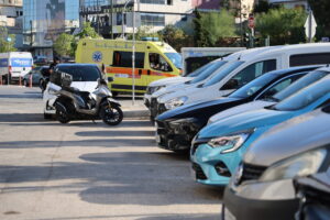 Νεκρός εντοπίστηκε αστυνομικός μέσα σε υπηρεσιακό όχημα με συμβατικές πινακίδες στην περιοχή του Αγίου Δημητρίου. Τρίτη 11 Αυγούστου 2026 (ΓΙΑΝΝΗΣ ΠΑΝΑΓΟΠΟΥΛΟΣ / EUROKINISSI)