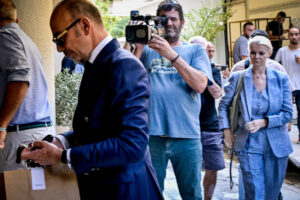 Το ιατρειο στην οδο κορνεαδου στο κολωνακι που φερεται να επαθε ο Γιωργος Μαζωνακης την Ανακοπη πριν μεταφερθει στο νοσοκομειο (ΜΙΧΑΛΗΣ ΠΑΠΑΝΙΚΟΛΑΟΥ / EUROKINISSI)