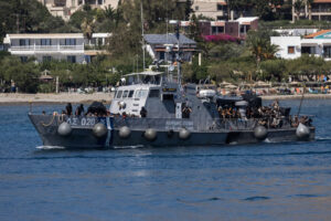 Φωτογραφία αρχείου από το λιμάνι της Αγίας Γαλήνης Ρεθύμνου, μετά την επιχείρηση διάσωσης 430 μεταναστών που εντοπίστηκαν νότια της Γαύδου, στις 6 Ιουλίου 2025. (ΣΤΕΦΑΝΟΣ ΡΑΠΑΝΗΣ/EUROKINISSI)