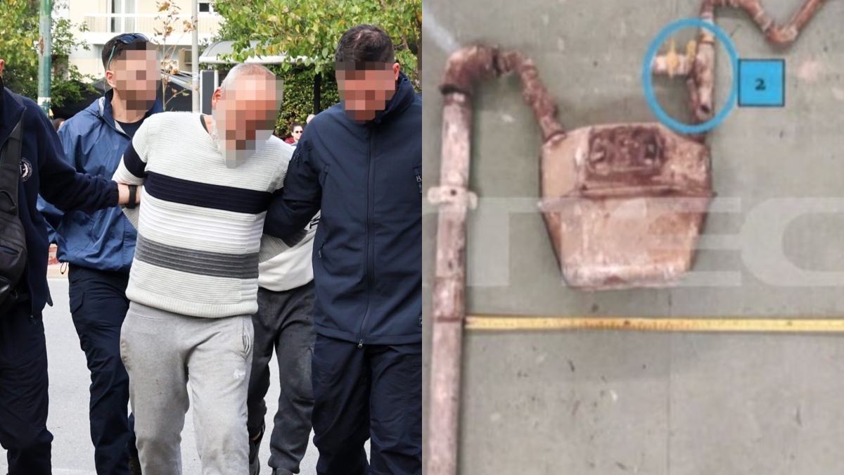 Πλάκα: Καρέ καρέ οι κινήσεις των δραστών πριν την έκρηξη – Νέες φωτογραφίες ντοκουμέντα από τους κομμένους χαλκοσωλήνες (βίντεο)