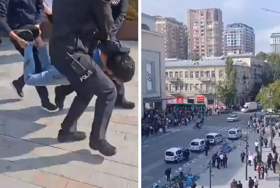 Διαδηλώσεις κατά της απαγόρευσης της ισλαμικής μαντίλας στα σχολεία του Αζερμπαϊτζάν